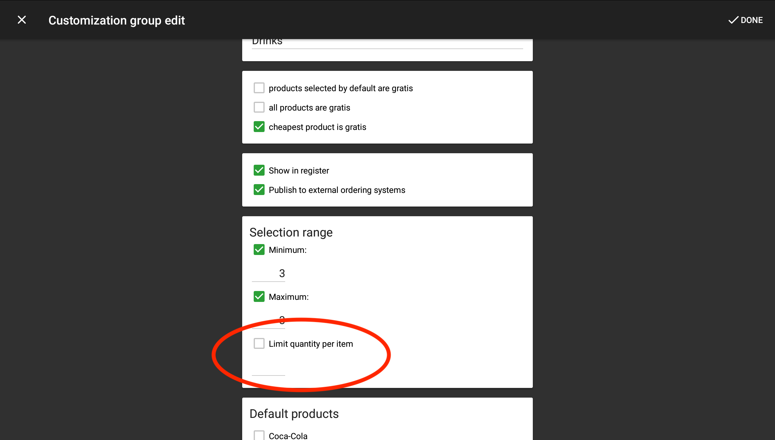 Product customization developer mode